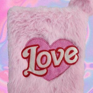 Y2k style faux fur journal